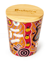 Load image into Gallery viewer, Bulurru Aboriginal Soy Candle , Bush Tucker - Tan , Orange Blossom Scent
