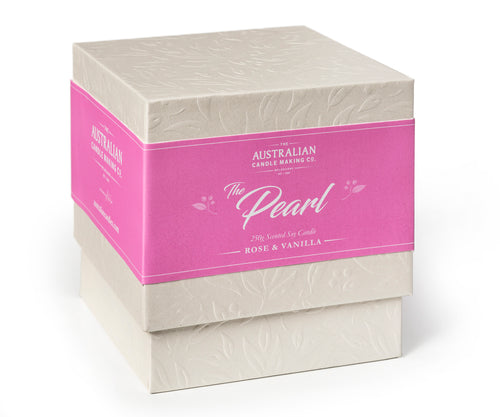 CRYSTAL Candle Rose & Vanilla Scent