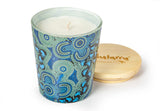 Bulurru Aboriginal Soy Candle , On Walkabout - Blue, Lime & Coconut Scent