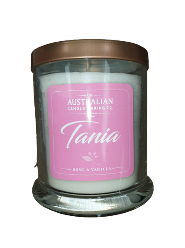 Merry Christmas Personalised Scented Candle Gift With Laser Engraved Lid