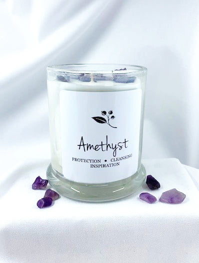 CRYSTAL Candle Lavender Meadow Scent